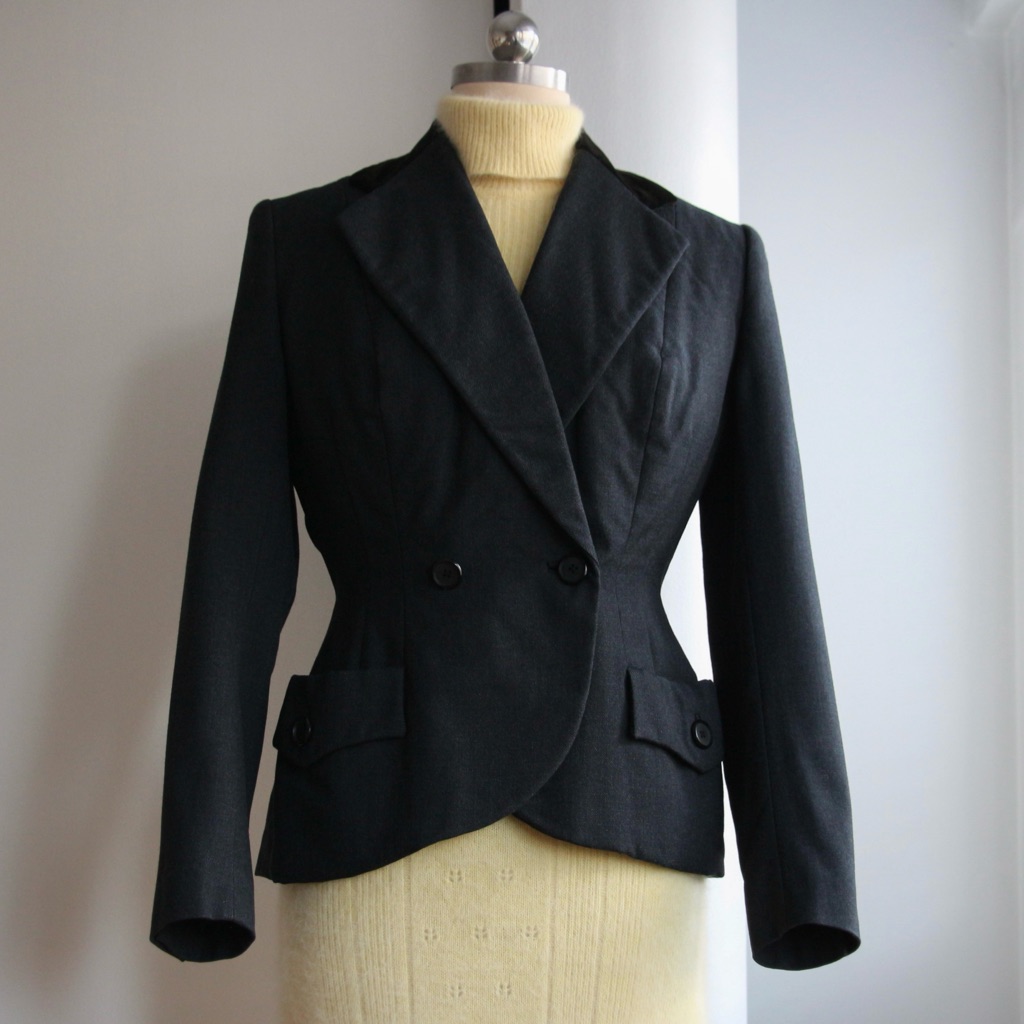 1950's Crayson Model Wool Velveteen Jacket